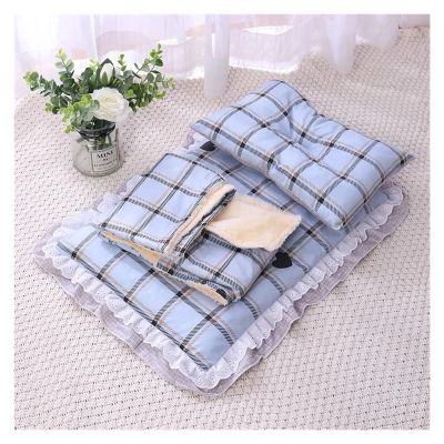 Pengchang Ses Cat Bed with Cushion, 3-Piece Princess Nest, M 60 x 40 cm