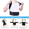 SdaryWare Posture Corrector for Women, Men and Children, Double-Layer Breathable Back Support, Adjustable Waist Support, Lumbar Belt, Back Stretcher for Pain Relief in (Black-L) view 4