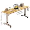 Height-Adjustable Overbed Table with Wheels view 2
