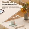 Height-Adjustable Overbed Desk with Tilting Tabletop and Locking Casters view 2