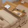 Height-Adjustable Overbed Table with Wheels view 1