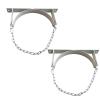 HWDNQGH Oxygen Cylinder Storage Rack, Wall Mount for Steel Cylinders, 2-Pack with Screws and Safety Chain for 40-Liter Cylinders view 1