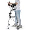 Upright Rollator Walker with Brakes, Seat, and Height Adjustment view 1