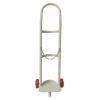 HWDNQGH Oxygen Cylinder Storage Rack and Cart, 95/110 cm, with Safety Chains view 1