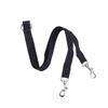 Adjustable Double Dog Leash for Two Dogs, Nylon, Black view 1