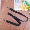 Adjustable Double Dog Leash for Two Dogs, Nylon, Black view 2