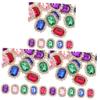 COLLBATH 3 Sets Rhinestone Shoe Charms for Sneakers, Decorative Shoe Clips, 20 Pieces x 3 view 1