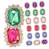 COLLBATH 3 Sets Rhinestone Shoe Charms for Sneakers, Decorative Shoe Clips, 20 Pieces x 3 view 2