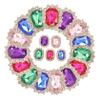 COLLBATH 3 Sets Rhinestone Shoe Charms for Sneakers, Decorative Shoe Clips, 20 Pieces x 3 view 4