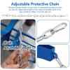 HWDNQGH Oxygen Cylinder Holder, Wall-Mounted Gas Tank Rack view 4