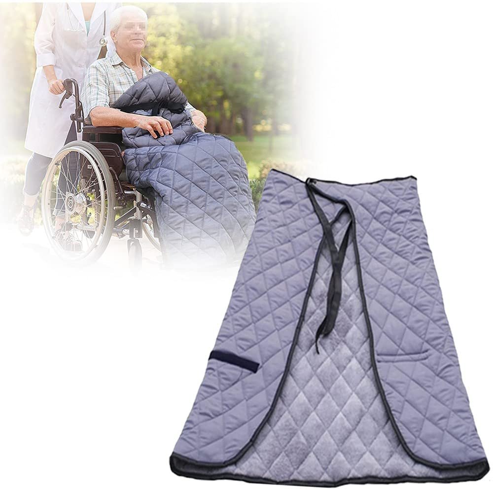 Winter Wheelchair Blanket, Lightweight Adult Leg and Lower-Body Cover