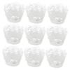 OFFSCH 60 White Paper Muffin Cups with Cutout Pattern view 1