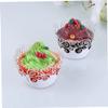 OFFSCH 60 White Paper Muffin Cups with Cutout Pattern view 2