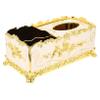 White Rectangular Acrylic Tissue Box Cover for Home view 1