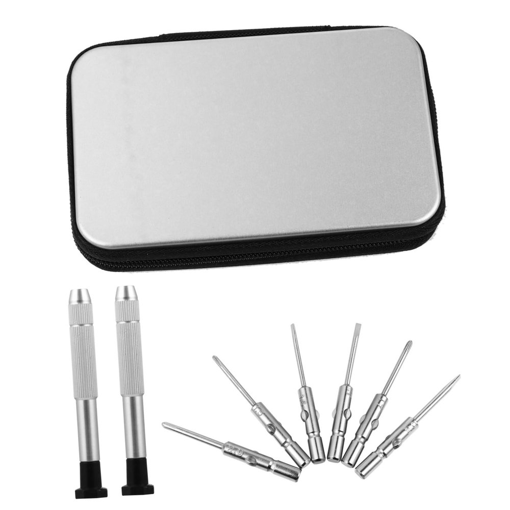SECFOU Compact Portable Eyeglass Repair Kit with Precision Screwdrivers, 12-Piece High-Strength Steel