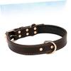 Adjustable Dog Collar with D-Ring and Studs, Size L view 3