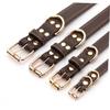 Adjustable Dog Collar with D-Ring and Studs, Size L view 4