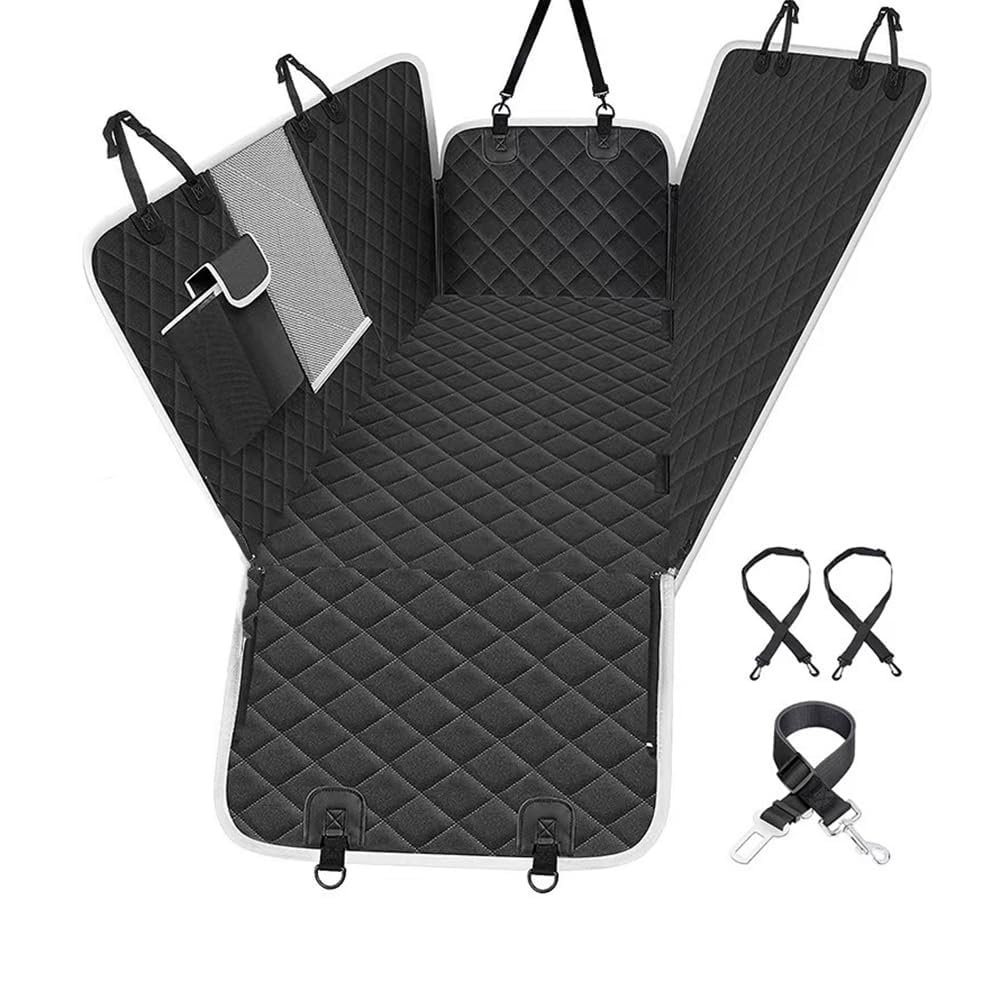 QWTYAFDD Car Rear Seat Cover for Dogs, for MG HS 2018–2024, Non-Slip Waterproof Scratch-Resistant