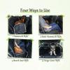 QWTYAFDD Car Rear Seat Cover for Dogs, for MG HS 2018–2024, Non-Slip Waterproof Scratch-Resistant view 3