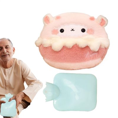 500 ml Plush Cartoon Hot Water Bottle and Hand Muff