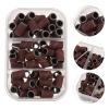Nail Sanding Bands, 1 Box, Brown Resin Emery Fabric view 4