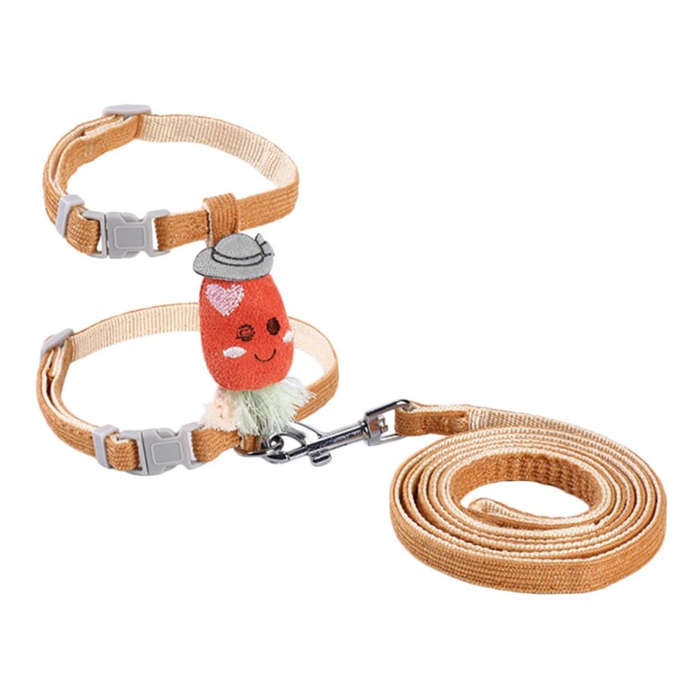 Happyyami Kitten Outdoor Leash with Adjustable Harness