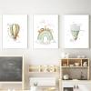 Champracer 3-Piece Kids' Room Poster Set, Boho Wall Decor, Unframed, 21 × 30 cm view 1