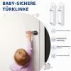 Shackcom 2-Pack Childproof Door Lever Locks, Self-Adhesive view 3