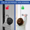 Shackcom 2-Pack Childproof Door Lever Locks, Self-Adhesive view 4