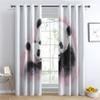 Panda Blackout Curtains for Kids, 2-Piece Set, 225 x 140 cm view 2