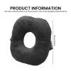 WIYETY Piercing Pillow with Hole, Donut Ear Pillow for Side Sleepers, Black view 2