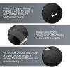 WIYETY Piercing Pillow with Hole, Donut Ear Pillow for Side Sleepers, Black view 3