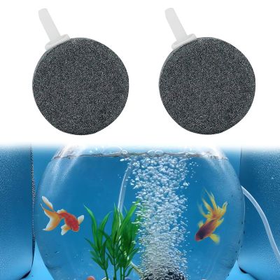 DHWEKU Air Stone for Aquarium, 4 cm Diffuser Stones, 2 Pack