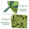 Watermelon Exfoliating Body Sponge, Green Polyester Shower Pouf view 3