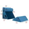 Bed Wedge Reading Pillow, 4-Piece Set with Adjustable Support view 2