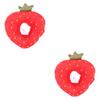 COLLBATH 2-Pack Soft Fruit-Pattern Cat Recovery Collars view 1