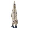 Bloomingville MINI Plane Blanket, Natural, Recycled Cotton, L160 x W130 cm view 4