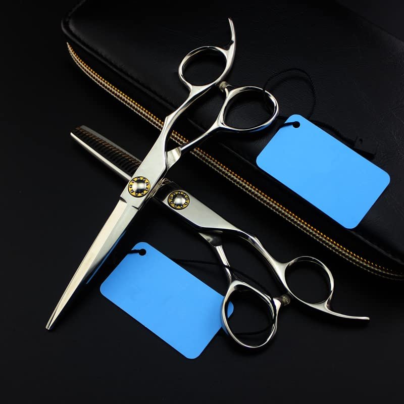 SBCGFY 6-Inch Hair Cutting Scissors, Professional Hair Shears with 440C Steel Bearing, Haircut and Thinning Shears Set