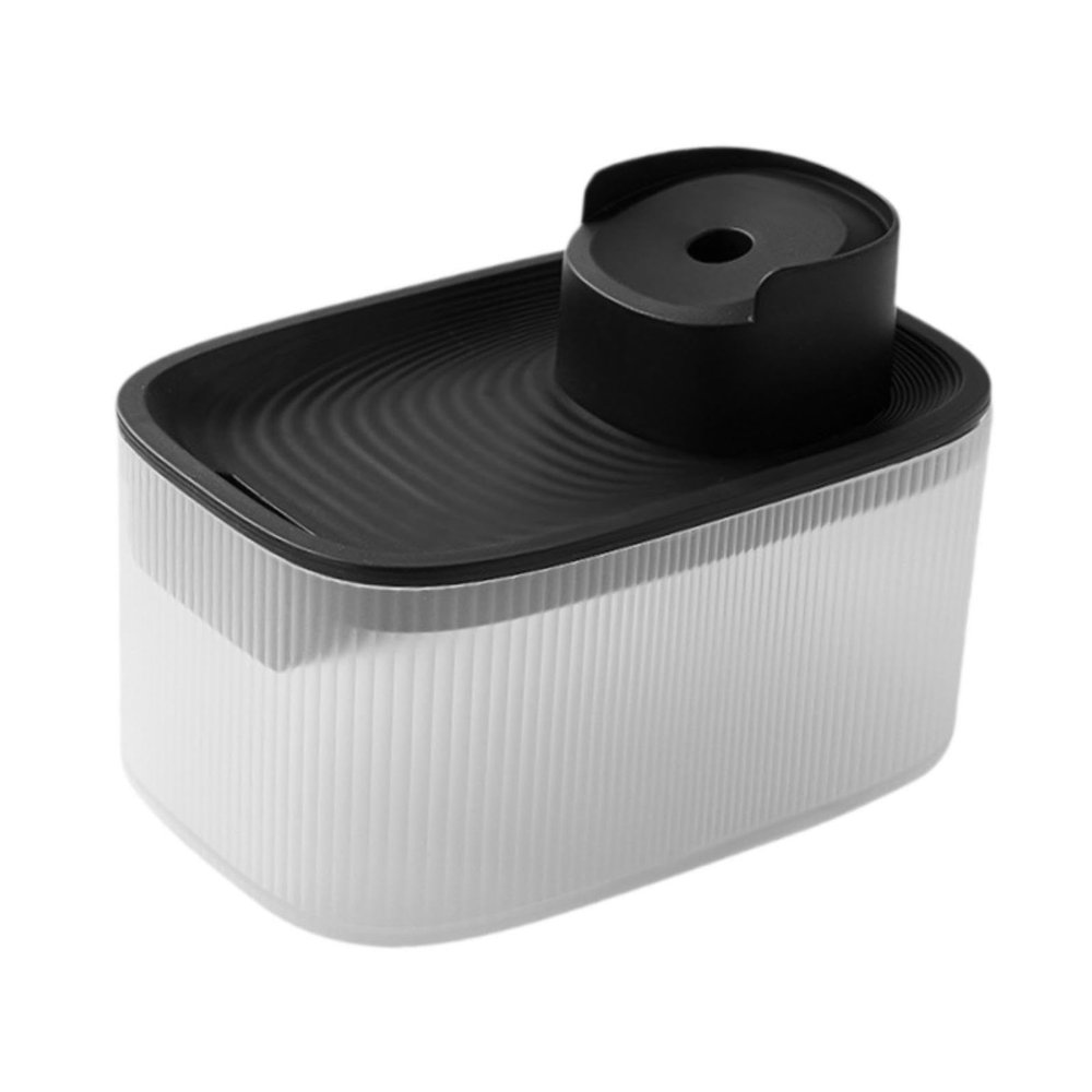 Milageto Cat Water Fountain, Quiet, Easy-Clean, Black