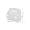 Kisangel Transparent Hanging Bird Waterer and Feeder, ABS, Spill-Resistant, for Budgies and Parrots view 2