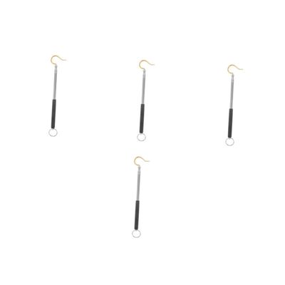 TOPBATHY 4-Piece Adjustable Bird Cage Hanging Rod Set