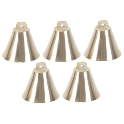 Cabilock 10-Piece Small Vintage Bells for Pet and Holiday Décor