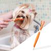 Cat Toothbrush, Soft Three-Sided Pet Toothbrush for Cats and Dogs view 4
