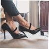 COLLBATH 2 Pairs Women's Elastic Pearl Ankle Straps for High Heels, Anti-Slip, Removable view 3