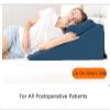 2-Piece Triangular Bed Wedge Pillow with Removable Washable Cover view 4
