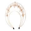 Gold Pearl Headband with Imitation Pearls view 1