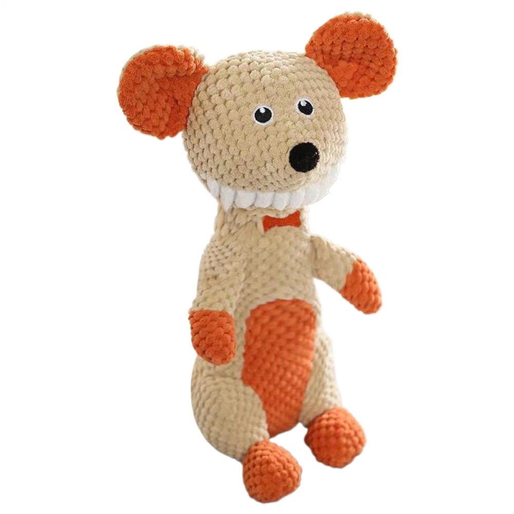 Plush Toy for Dogs, Soft Interactive Squeaky Chew Toy