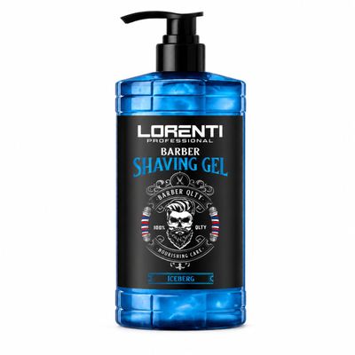 LORENTI TOKYO & SEOUL Barber ICEBERG Men's Shaving Gel, 1000 ml