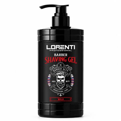 LORENTI TOKYO & SEOUL Barber WILD Men's Shaving Gel, 1000 ml