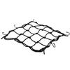 Touring Motorcycle Cargo Net with 6 Hooks, Black view 2